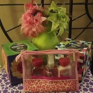 Bath and Body Works Paris Amor trvel set with bag